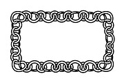 Chain Border Frame SVG Bundle, an Illustration by Designs_River (Thumbnail 18 of 31)
