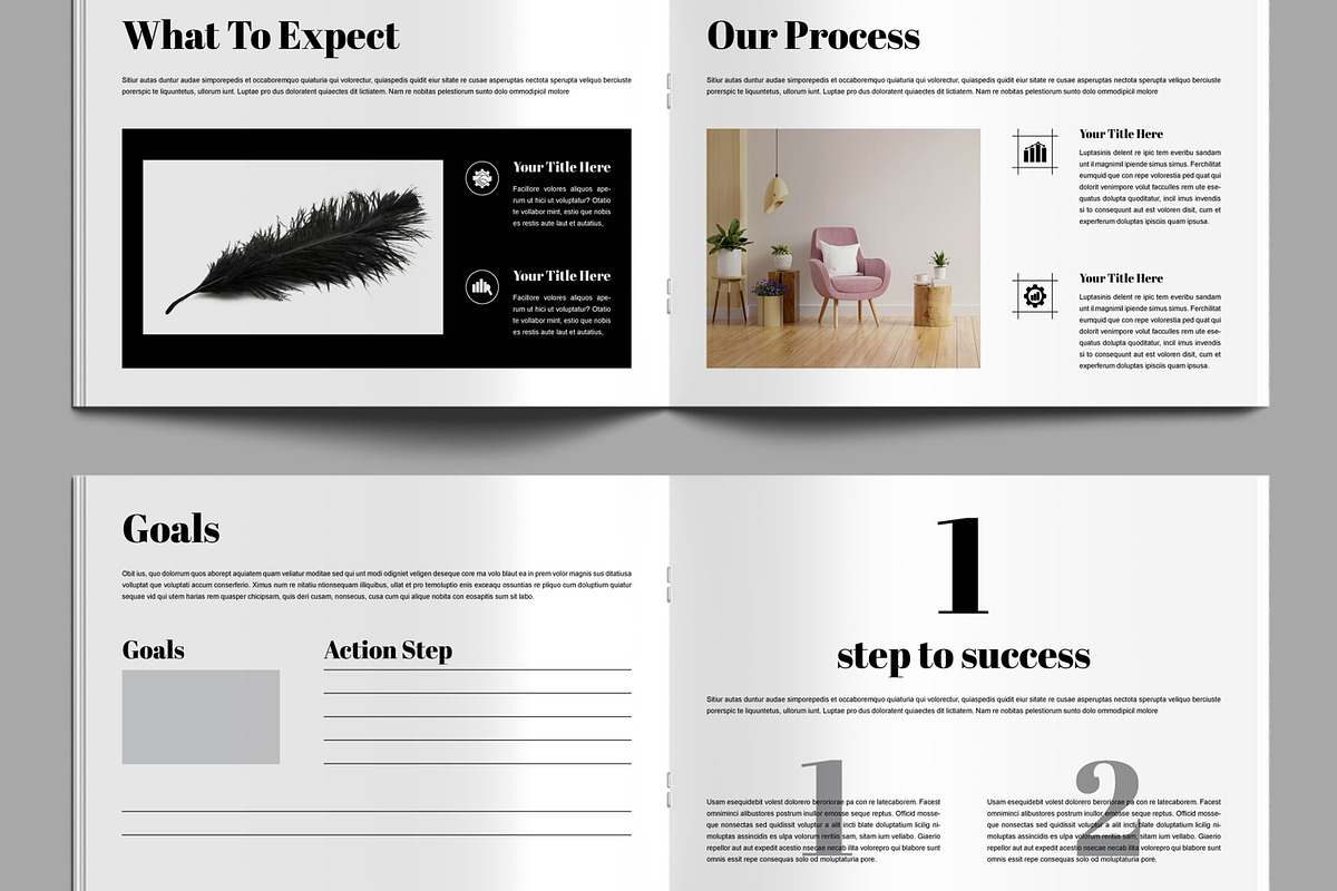 Workbook Template Layout, a Brochure Template by MightyDesign (Photo 3 of 9)