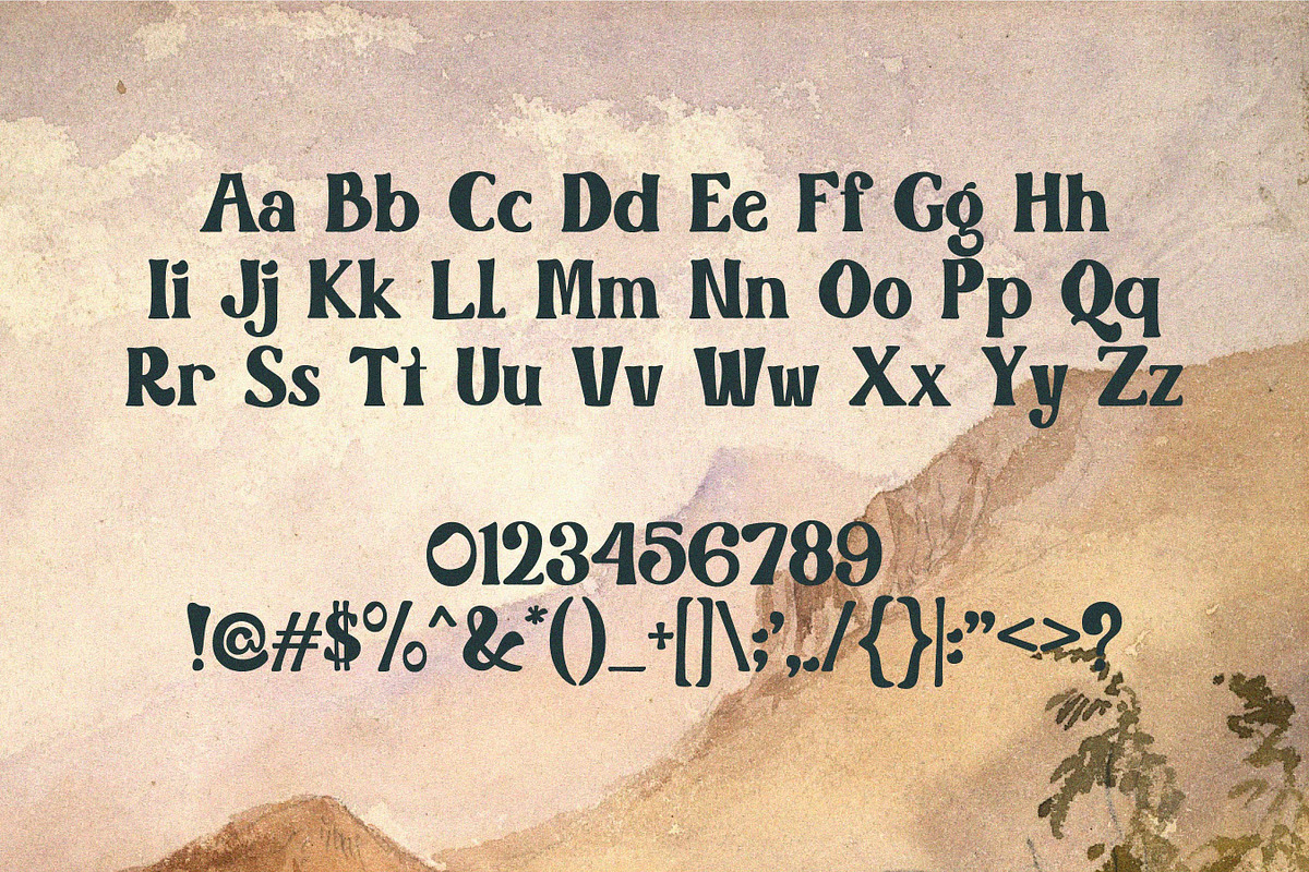 Diamore - Modern Retro Font, a Script Font by Flawless And Co (Photo 10 of 11)