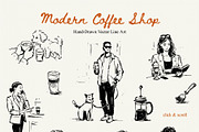 Modern Coffee Shop Clipart, an Object Illustration by divanovskaya_nv (Thumbnail 5 of 16)