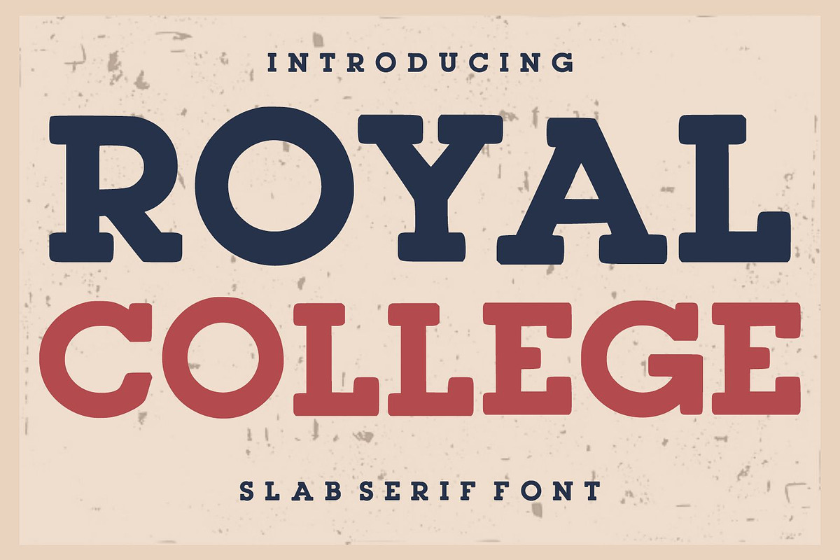 Royal College, a Serif Font by Fourteen Letter (Photo 1 of 5)