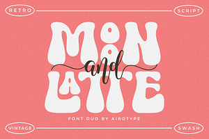 Moon and Latte - Retro & Script Duo, a Script Font by Airotype
