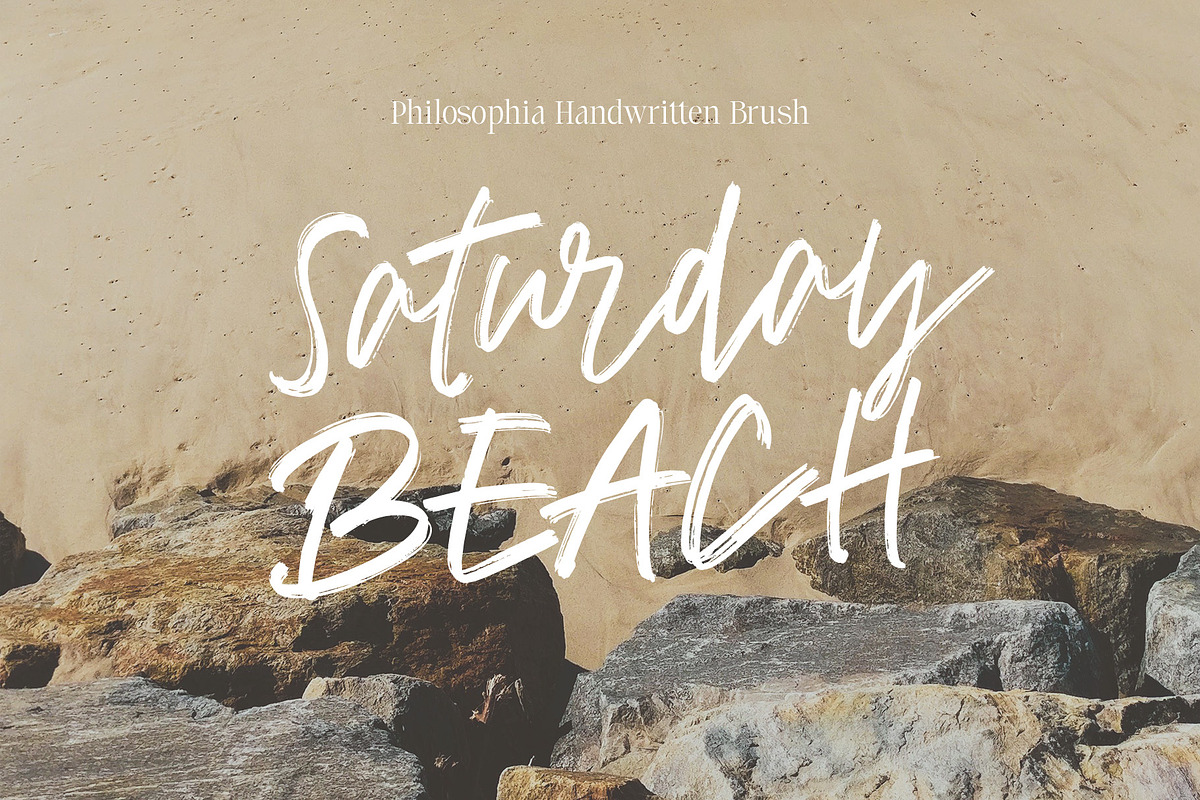 Philosophia Brush, a Handwritten Font by Godbless Studio (Photo 13 of 13)