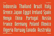 Tullien - Geometric Interlock Sans, a Font by Indotype Foundry (Thumbnail 10 of 10)