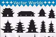 Pagoda Svg, Home, House Svg, an Object Graphic by VectorWorlds (Thumbnail 2 of 3)