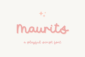 Maurits, a Handwritten Font by Sofia Skoog