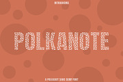 Font Polkanote, a Slab Serif Font by Nickhard (Thumbnail 1 of 6)
