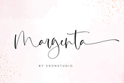 Margenta // Sweet Calligraphy, a Script Font by Sronstudio (Thumbnail 1 of 10)