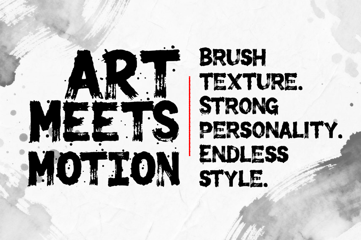 casual brush lettering, handwritten, a Handwritten Font by groens (Photo 4 of 6)