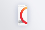 72 iphone device mockup bundle, an iPhone Mockup by FoundImages (Thumbnail 63 of 84)