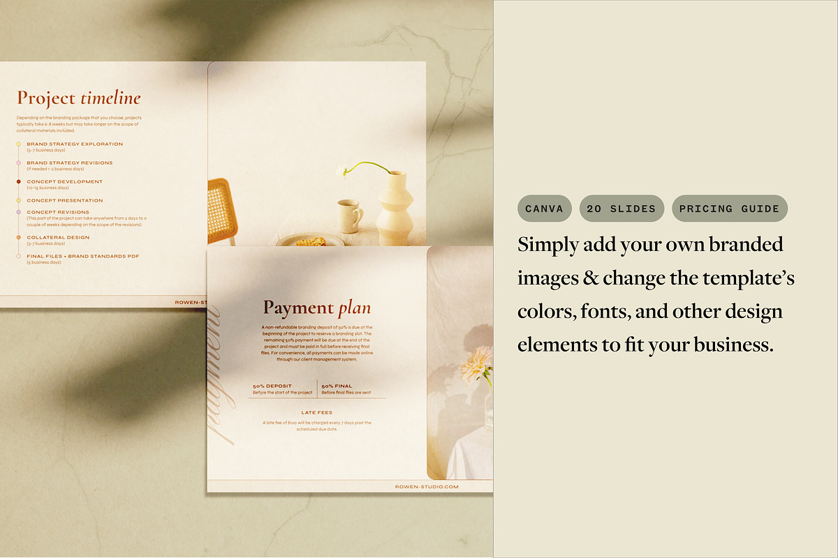 Services and Pricing Guide Canva, a Presentation Template by Made for Creatives (Photo 6 of 10)