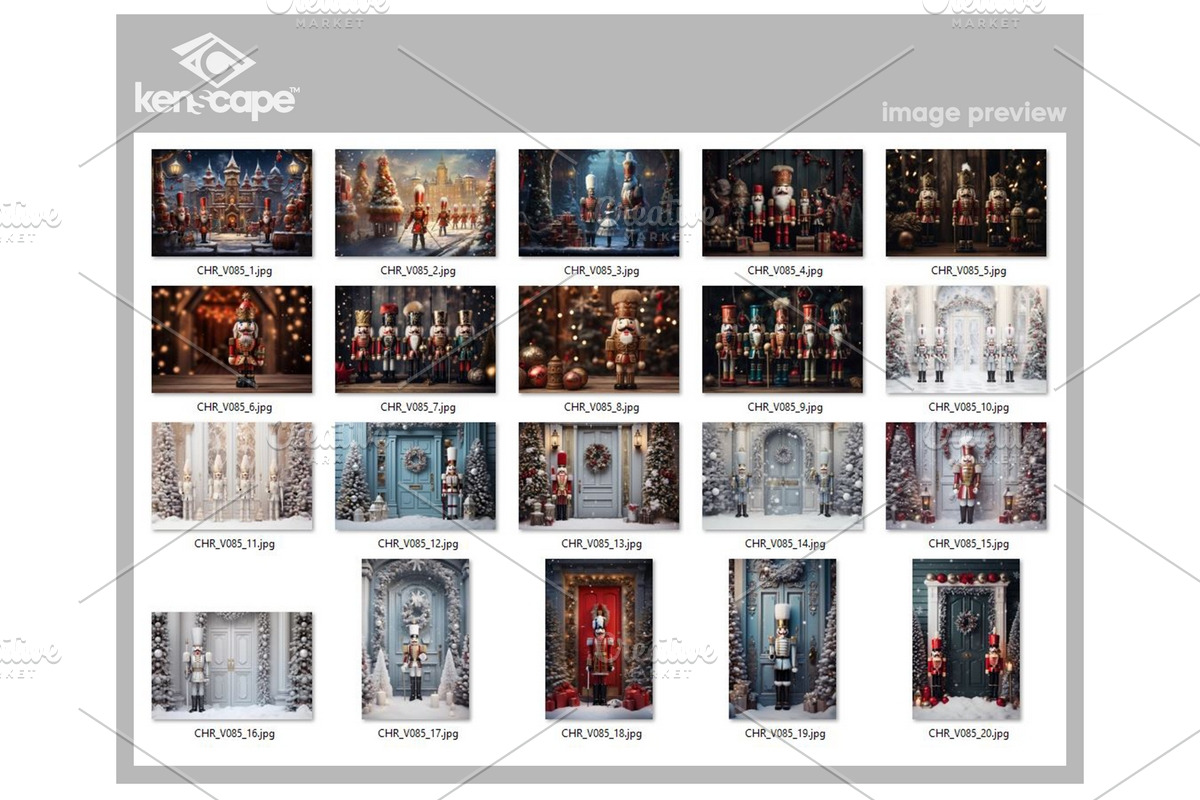 20 Nutcracker Christmas Backdrop, a Background Photo by KenScape (Photo 3 of 3)
