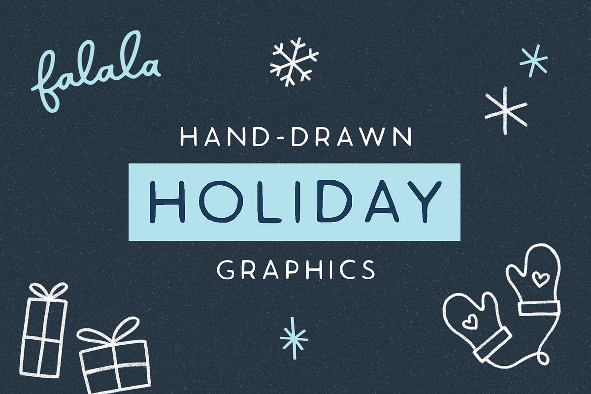 Holiday Hand-Drawn Illustrations, a Texture Illustration by Minna May Design (Photo 1 of 5)
