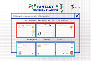 Fantasy Calendar For any Years