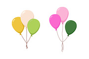Holiday air balloons flying up set, an Object Illustration by Good Studio (Thumbnail 3 of 10)