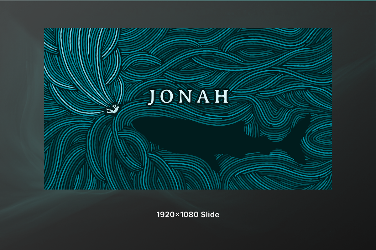 Jonah Sermon Series Graphics Pack, a Presentation Template by Greater Worth (Photo 3 of 8)