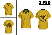 Polo T-Shirt Mockup, an Apparel Mockup by mockupbuys (Thumbnail 1 of 7)