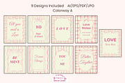 Love Wall Art Printable Set, a Decorative Illustration by Decor Lines (Thumbnail 2 of 10)