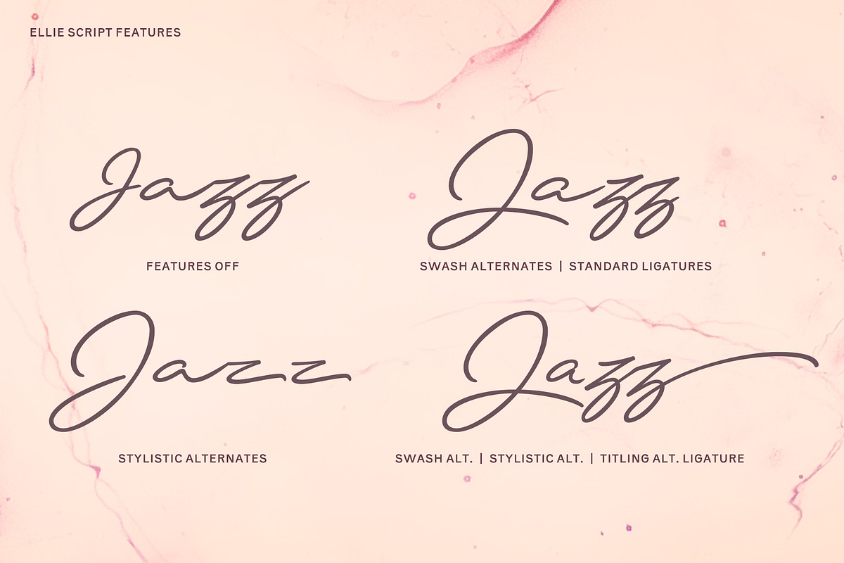 Ellie Script - handwriting style, a Script Font by Fenotype (Photo 10 of 14)