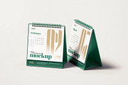 Square Desk Calendar Mockup Set, a Print Template by mockupatelier (Thumbnail 10 of 10)