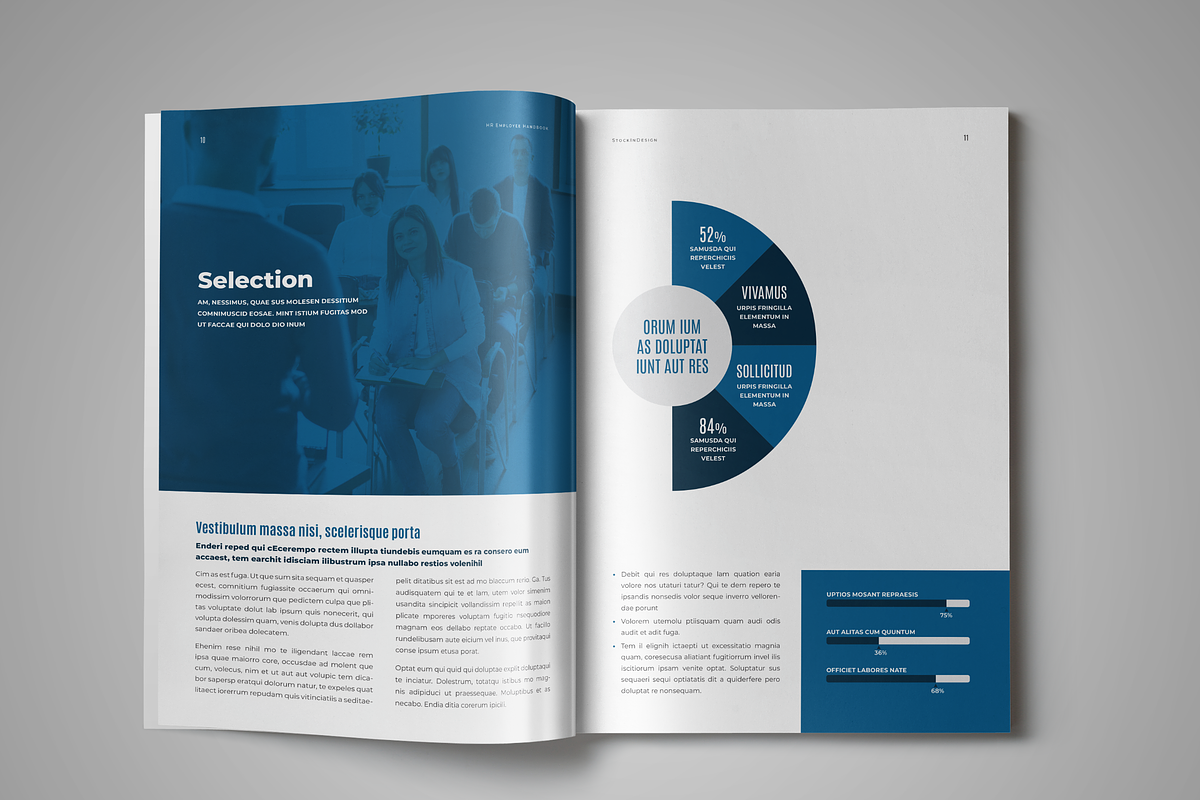 HR / Employee Handbook, a Brochure Template by StockInDesign (Photo 5 of 10)