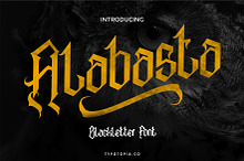 Alabasta - The Blackletter Font