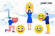 Emojis Glyph Icons V2, a Solid Icon by Jumbo Icons (Thumbnail 6 of 6)