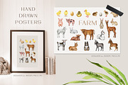 Farm Animals and Birds Clipart, an Animal Illustration by AnitaPol (Thumbnail 18 of 19)