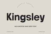 Kingsley - Serif Font, a Serif Font by Alpaprana (Thumbnail 1 of 10)