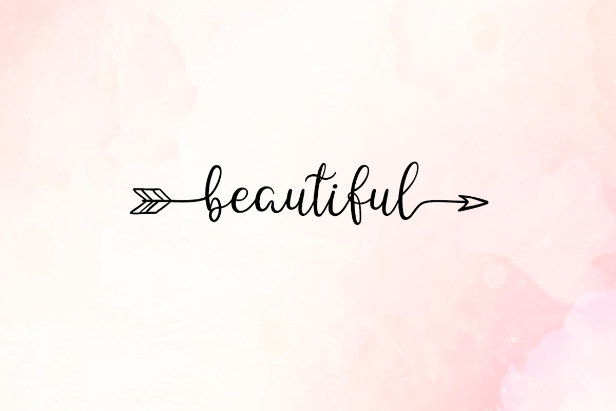 Arrow font, a Script Font by JuliaKJ (Photo 4 of 5)