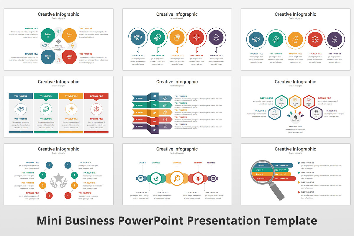 Mini Business PowerPoint Template, a Presentation Template by GraphicStan (Photo 11 of 30)