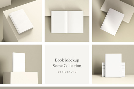 Book Mockup Scene Collection, a Books & Magazine Mockup by Ruben Stom