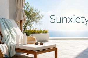 Sunxiety concept with sunlit patio a, a Photo by Dvoevnore photos