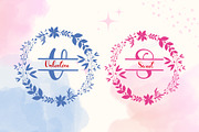 Christmas Holiday monogram, a Handwritten Font by Yoga Letter (Thumbnail 4 of 5)