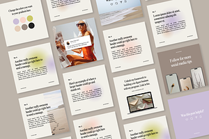 Instagram Carousel Social Templates