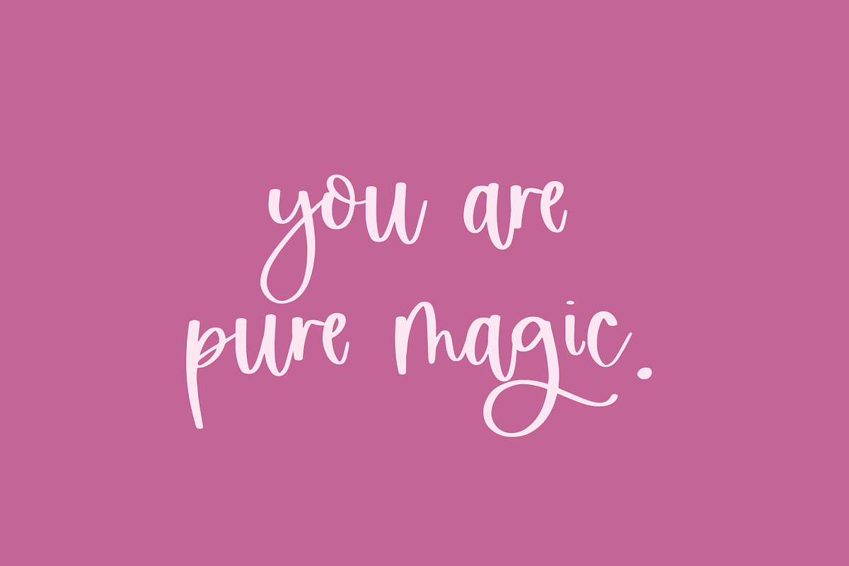 Sugarstar Script, a Handwritten Font by Beck McCormick (Photo 2 of 10)