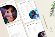 Resume Bundle 4 in 1 Actor, Actress, a Resume Template by Stanin Studio (Thumbnail 6 of 10)