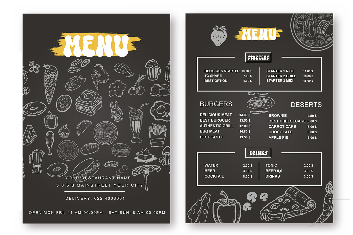 Food Dingbat, a Symbol Font by iyhulmonsta (Photo 3 of 7)