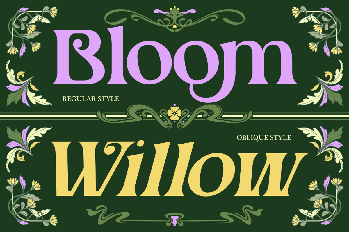Sanridge - Art Nouveau Typeface, a Serif Font by Artisan Themes (Photo 4 of 11)
