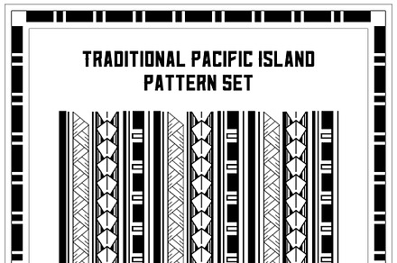 Pacific Island Pattern Set 3