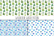 Watercolor Winter Big Set, a Decorative Illustration by Vikeriya (Thumbnail 5 of 6)