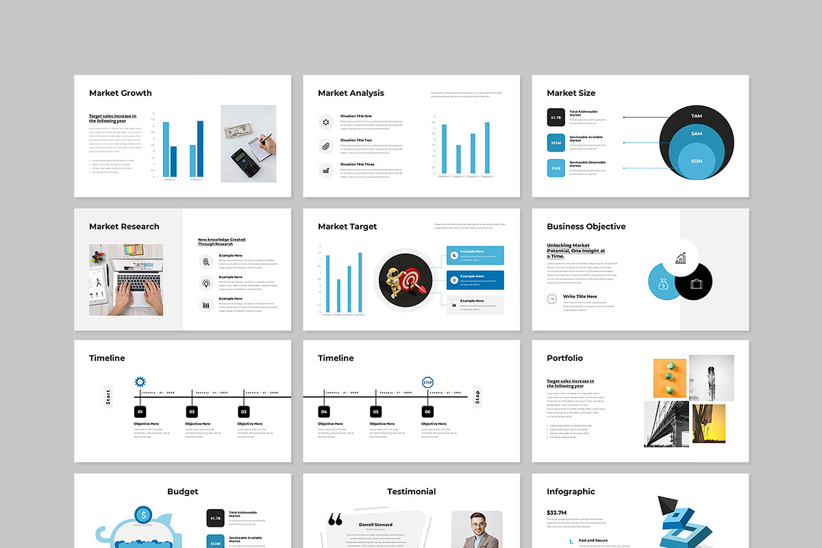 Business Presentation Template, a Presentation Template by GenerousArt (Photo 8 of 8)