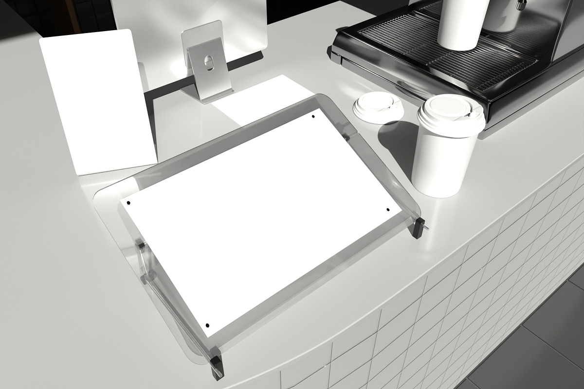 Cafe & Coffeeshop Branding Mockup, an Advertising Mockup by Permadi Creative (Photo 4 of 5)