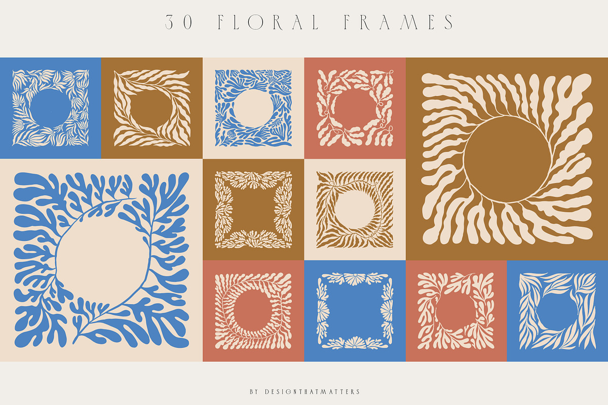 Groovy Floral Print Collection, an Object Graphic by DesignThatMatters (Photo 3 of 13)