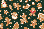 Christmas Gingerbread Pattern Set, a Pattern Graphic by Barsuk's Shop (Thumbnail 5 of 10)