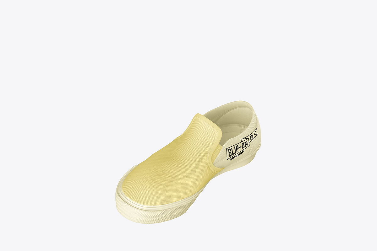 Slip-On Shoes Mockup, a Product Mockup by OneVectorStock (Photo 8 of 13)