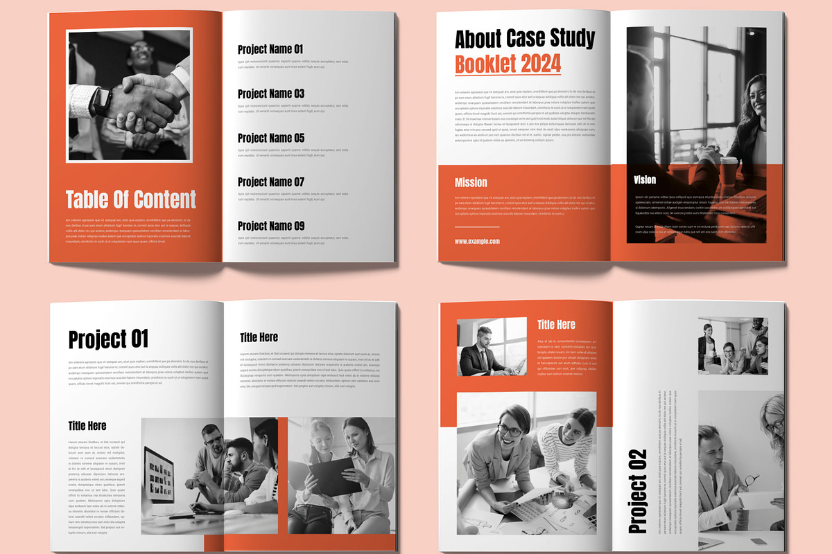 Case Study Booklet Layout