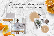 Winter Hygge Instagram templates, a Social Media Template by Instagram templates E.B. (Thumbnail 3 of 4)