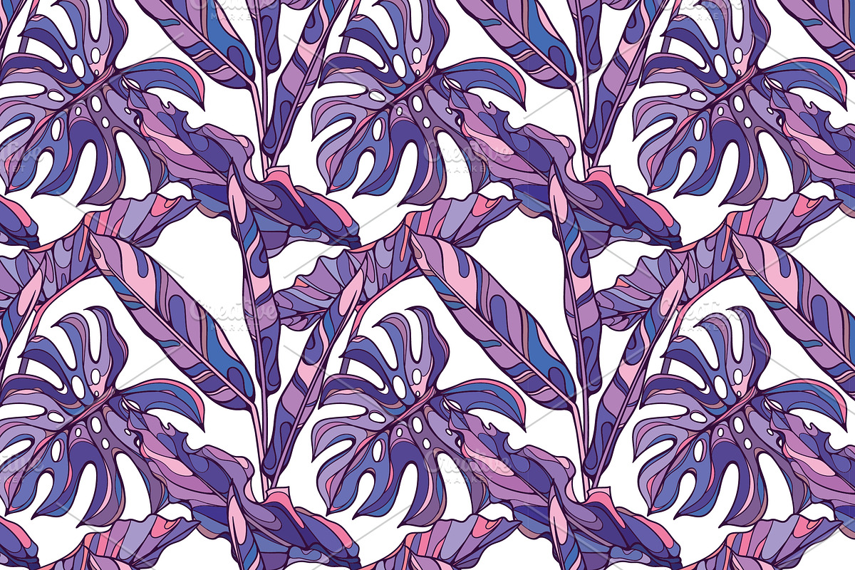 Seamless tropical patterns, a Pattern Graphic by Purple Platypus (Photo 6 of 7)