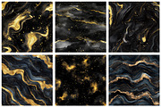 Teal and Gold Glitter Ink Textures, a Texture Graphic by designcity5 (Thumbnail 3 of 5)